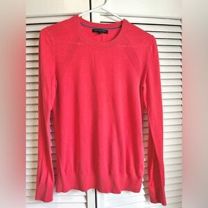 Banana Republic Lightweight Coral Crew Neck Sweater